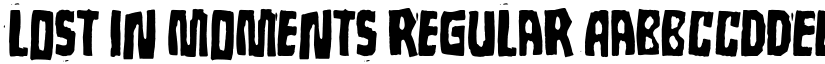 Lost in moments Regular font