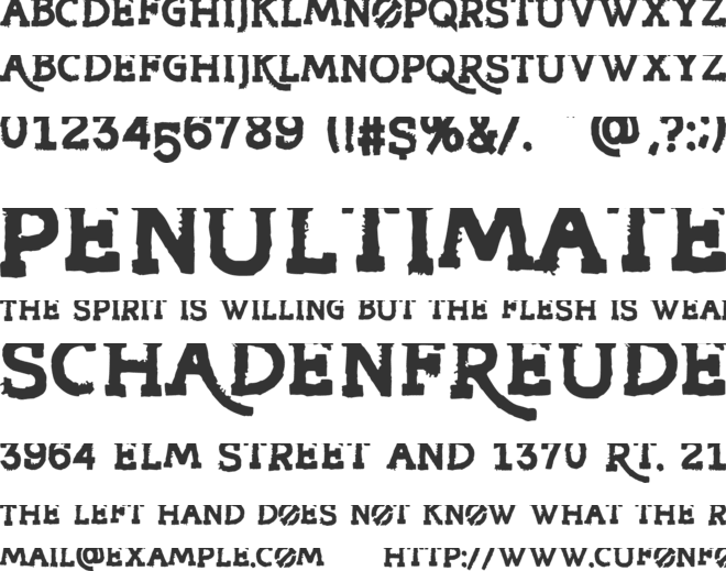 Riot Ton font preview