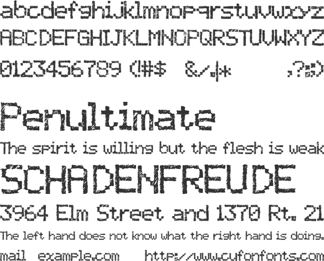 TwistyPixel font preview