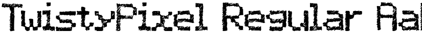 TwistyPixel Regular font