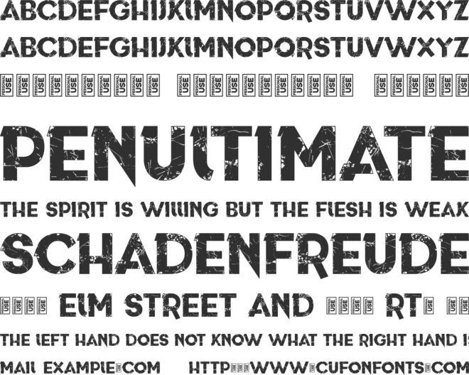 This is who we are font preview