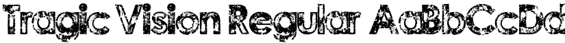 Tragic Vision Regular font