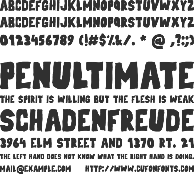 Weltmeister font preview