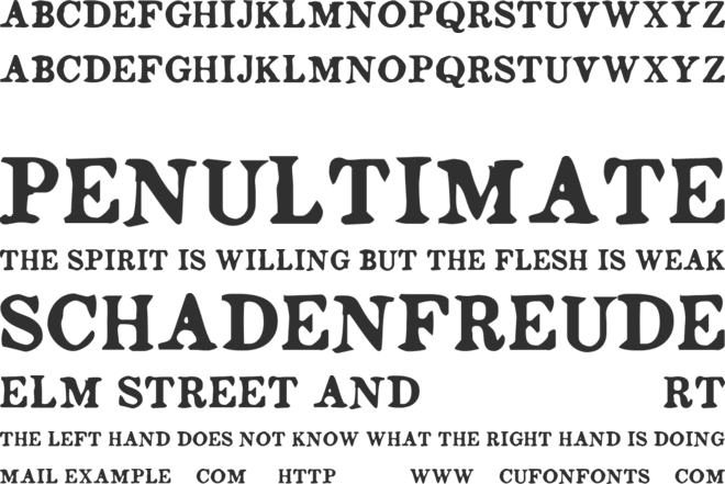 Ludger Duvernay font preview