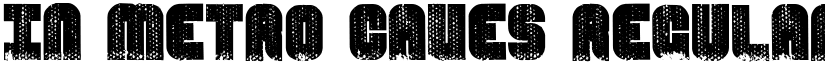 In Metro Caves Regular font