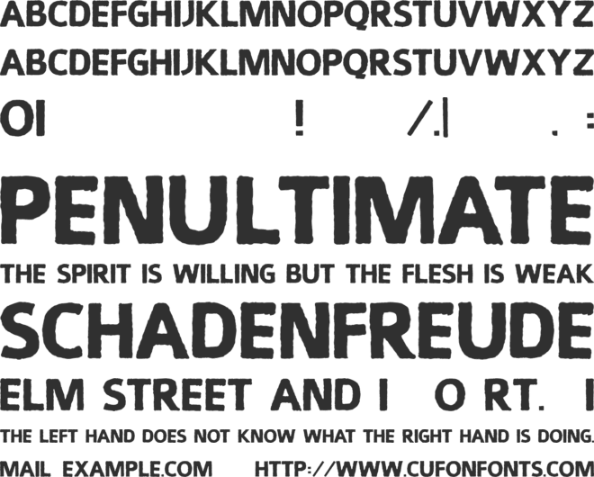 Smuckers font preview
