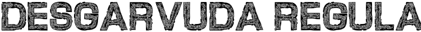 Desgarvuda Regular font