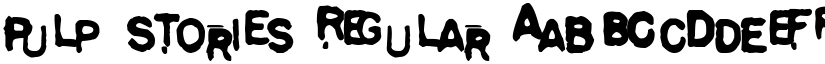 Pulp Stories Regular font