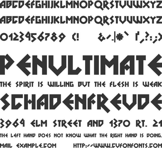 DS Nova Black font preview