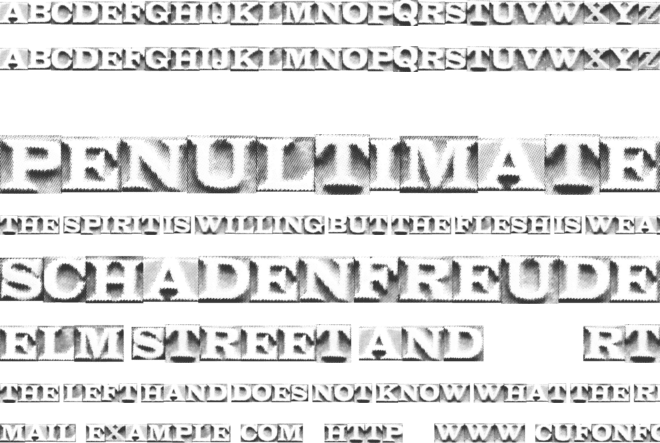 SkyLimit font preview