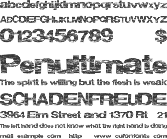 OceanTwelve font preview