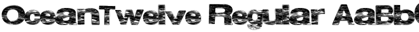 OceanTwelve Regular font