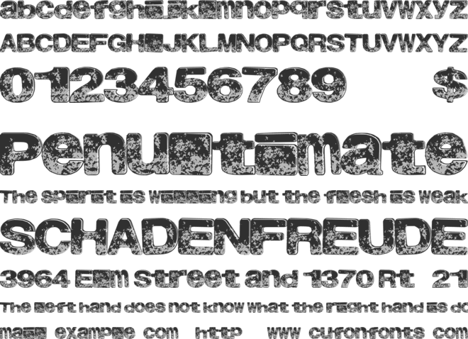 NorthBeach font preview