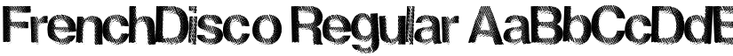 FrenchDisco Regular font