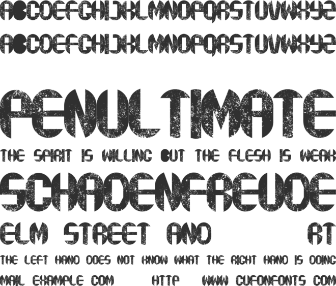 rustyfatty font preview