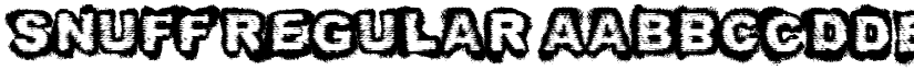 Snuff Regular font