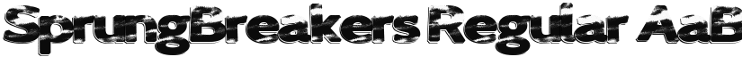 SprungBreakers font download