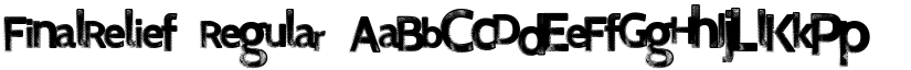 FinalRelief Regular font