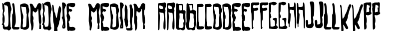 OldMovie Medium font