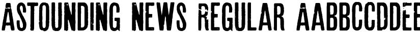 Astounding news font download