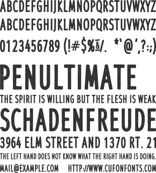 Polis font preview