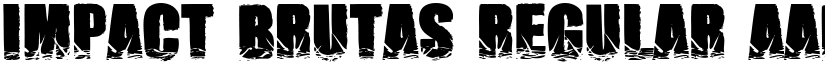 Impact Brutas Regular font