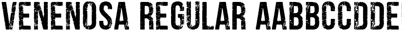 venenosa Regular font