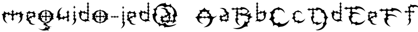 Meguido Jed@ font download
