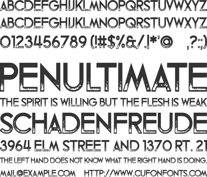 Fandomonium font preview