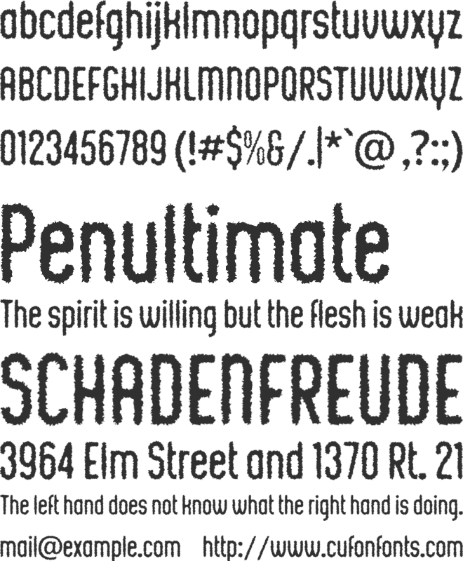 Chic Chalk font preview