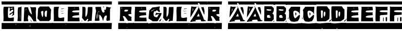 Linoleum Regular font