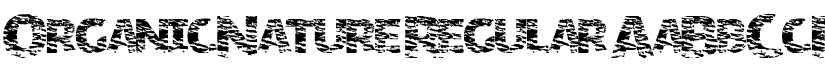 OrganicNature Regular font