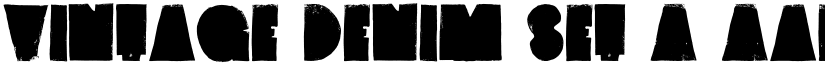 Vintage Denim Set A font