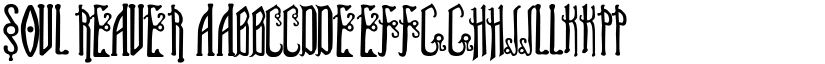 Soul Reaver font