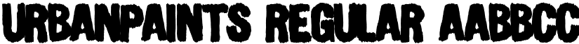 UrbanPaints Regular font