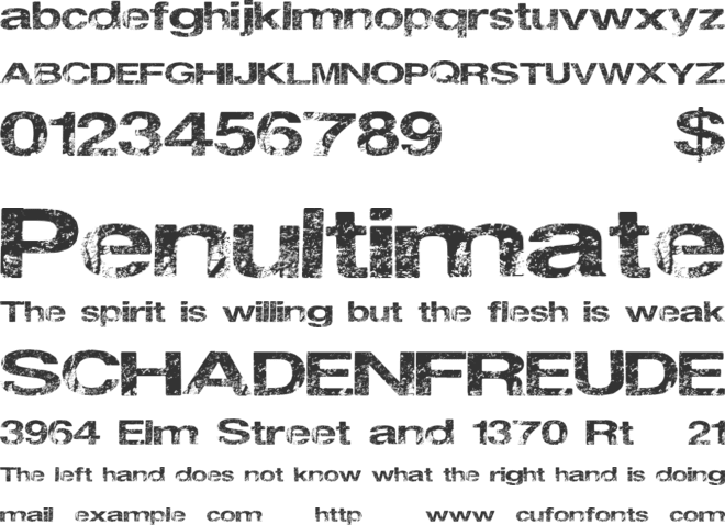 BernalHeights font preview
