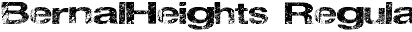 BernalHeights Regular font