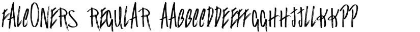 Falconers Regular font