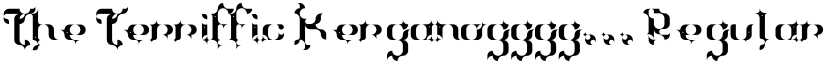 The Terriffic Kerganogggg... font download