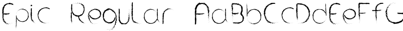 Epic Regular font