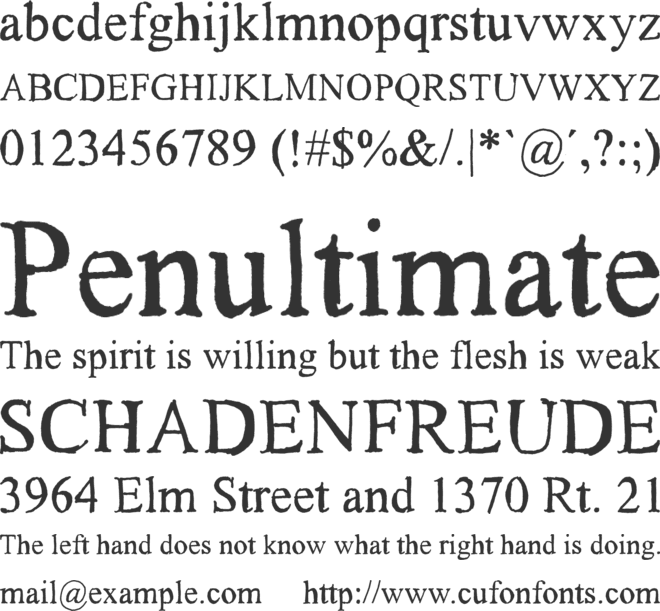 Subway Haze font preview