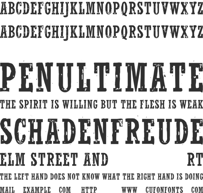 WolfredNelson font preview