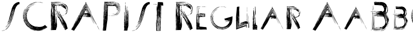 SCRAPIST Regular font