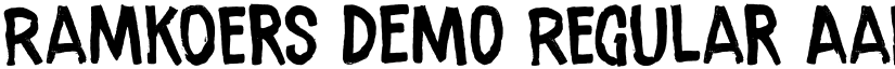 Ramkoers DEMO Regular font