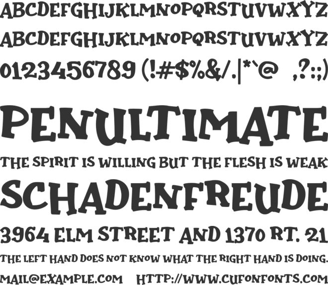 c Cari Pakpol font preview