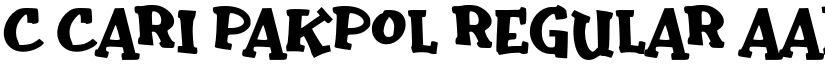 c Cari Pakpol Regular font
