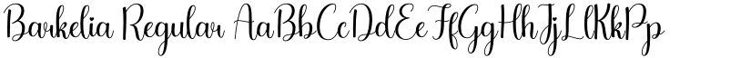 Barkelia font download
