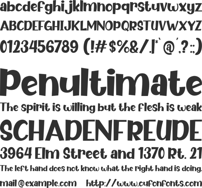 Choco Cheese font preview