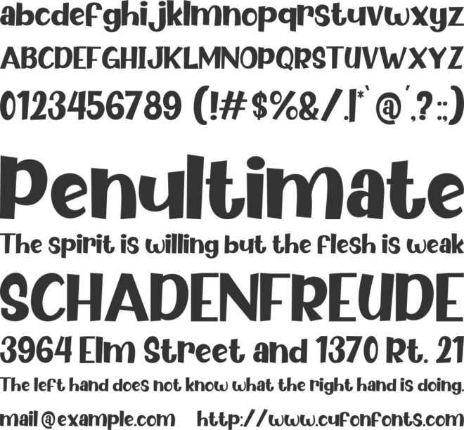 Choco Cheese font preview