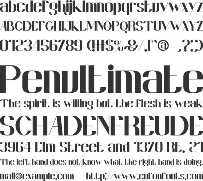 Rocqora font preview